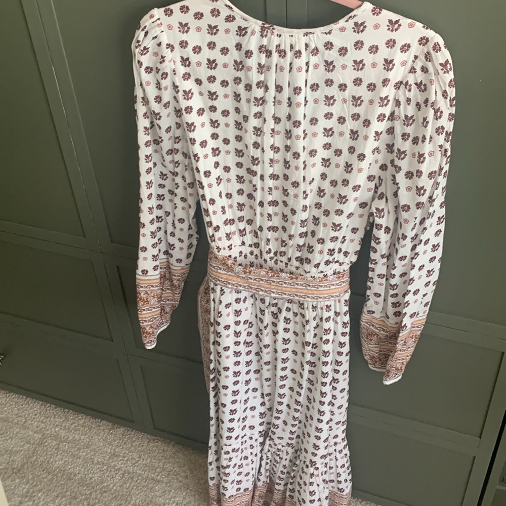 NWT Cleobella | Blakely Cotton Long Sleeve Midi Dress L - Picture 8 of 9